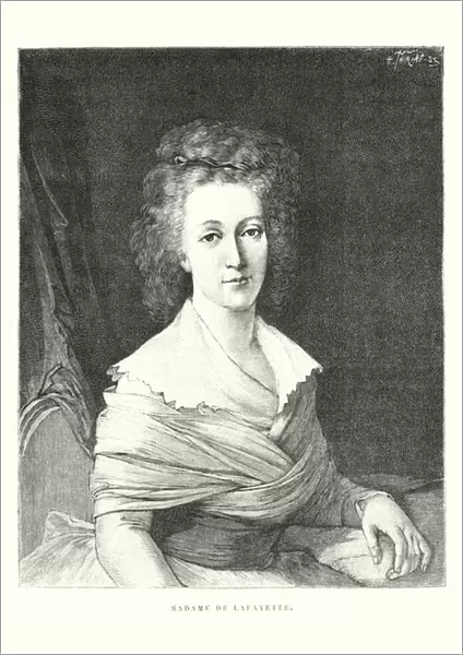 Madame de Lafayette (engraving)