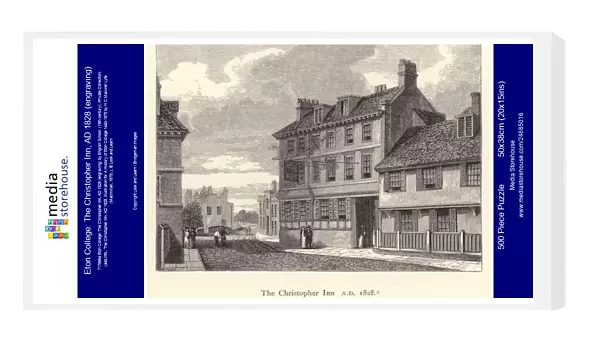 Eton College: The Christopher Inn, AD 1828 (engraving)