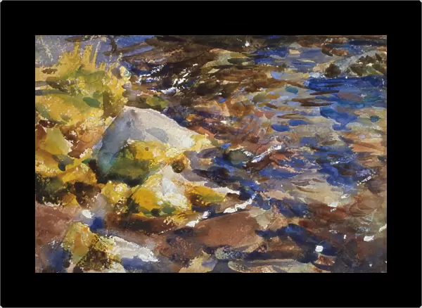 Reflections: Rocks and Water, 1908-10 (w  /  c on paper)