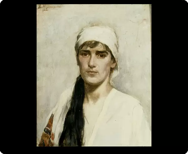 Amalie Skram, 1882 (oil on canvas)