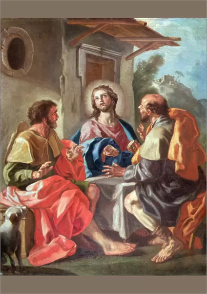 The Supper at Emmaus (oil on canvas)