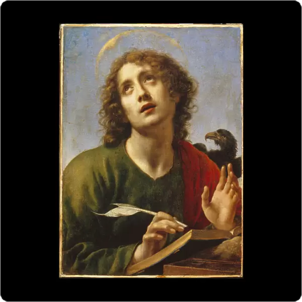 Saint Jean l apotre (John The Apostle). Peinture de Carlo Dolci (1616-1686), huile sur toile, 1647. Art italien, 17e siecle, art baroque. State A. Pushkin Museum of Fine Arts, Moscou