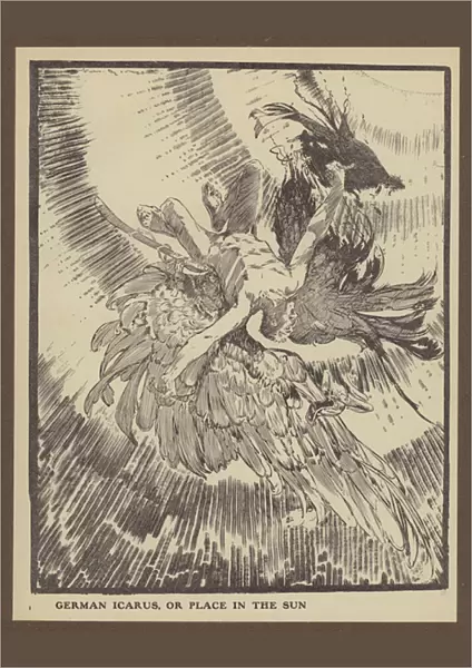 German Icarus, or Place in the Sun (litho)