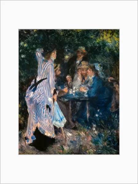 In the Garden. Under the Trees of Moulin de la Galette, 1875 (Oil on canvas)