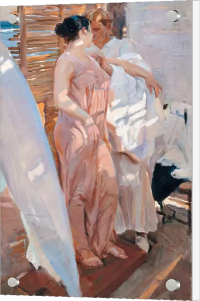 The Pink Robe, After the Bath, 1916 (oil on canvas)