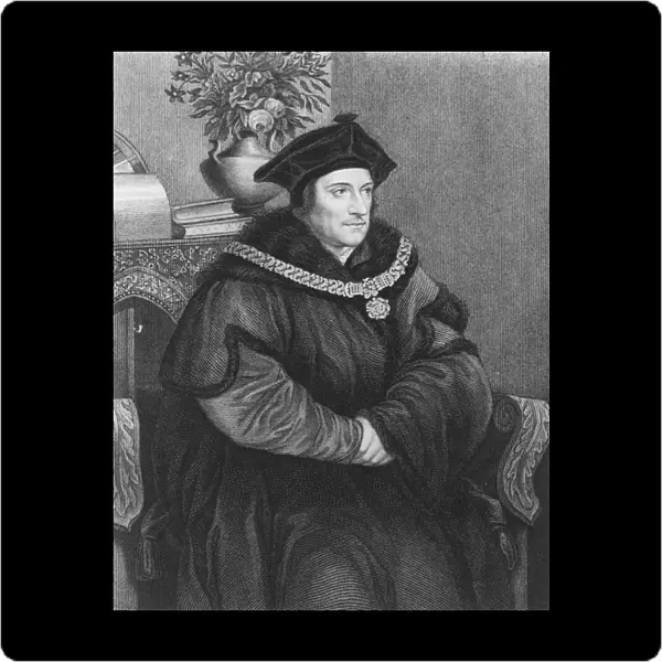 Sir Thomas More (1477-1535) (engraving)