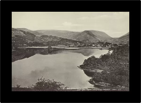 Grasmere from Loughrigg Terrace (b  /  w photo)