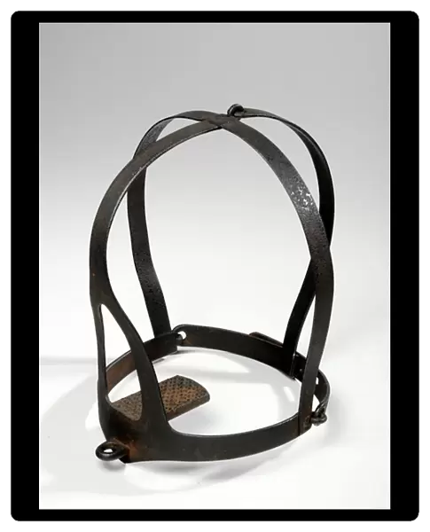Scolds bridle, 17th century (metal, iron)