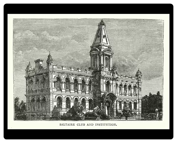 Saltaire Club and Institution (engraving)