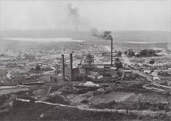 Australia: The Tasmania Gold Mine, Beaconsfield, Tasmania (b  /  w photo)