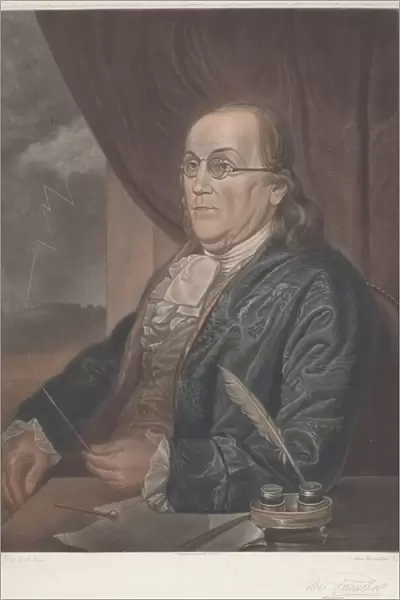 Benjamin Franklin, 1901 (mezzotint)