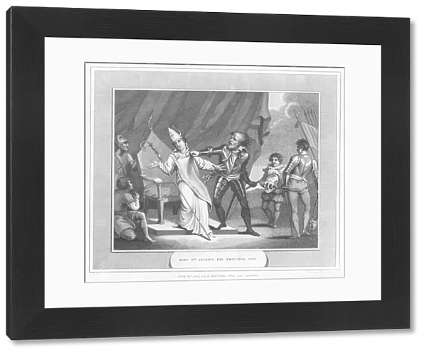 King William seizing his Brother Odo (engraving)