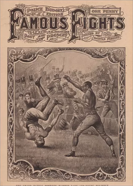 The grand battle between Hammer Lane and Young Molineux (litho)