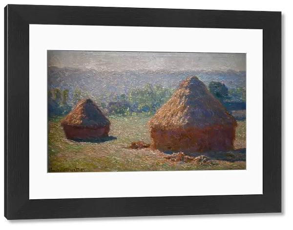 Haystack, end of summer, 1891 (Oil on Canvas)
