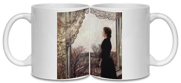 Oda Krohg by the window, 1899-1900 (oil on canvas)