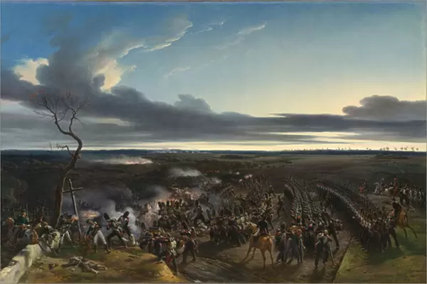 The Battle of Montmirail, 1822 (oil on canvas)