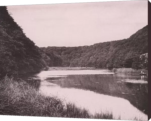 Teify River, Cardigan (b  /  w photo)