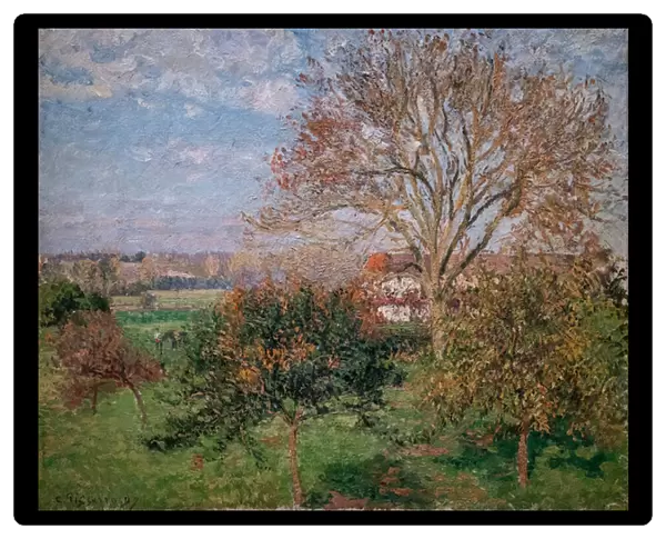 Autumn, Morning at Eragny, 1897 (oil on canvas)