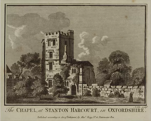 The Chapel, at Stanton Harcourt, in Oxfordshire (engraving)