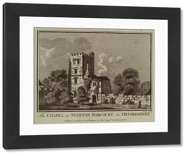 The Chapel, at Stanton Harcourt, in Oxfordshire (engraving)