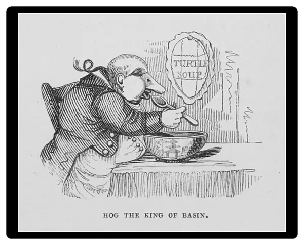 Hog the King of Basin (engraving)