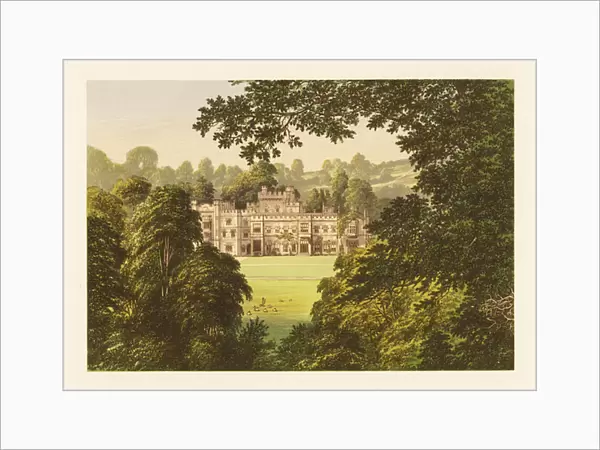 Hampton Court Castle, Herefordshire, England. 1880 (engraving)