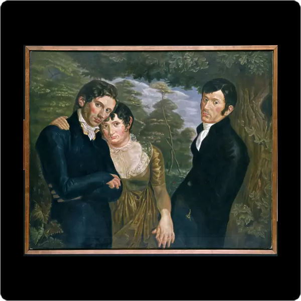 Copy of We Three by Philipp Otto Runge (oil on canvas)
