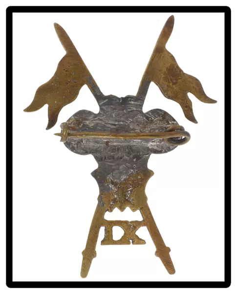 Bearers badge, 11th (The Prince of Waless Own) Regiment of Bengal Lancers, 1876-1922 (brass)