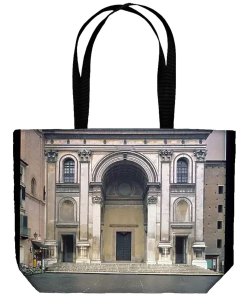 View of the facade designed by Leon Battista Alberti (1404-72) built after his death by Luca Fancelli (1430-94), 1472-80