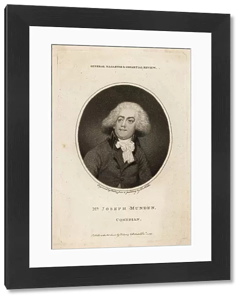 Joseph Shepherd Munden (1758-1832), English comedian, actor and, 1769 (engraving)