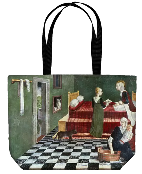 Birth of the Virgin (compartment of a predella), Veneto, c. 1480