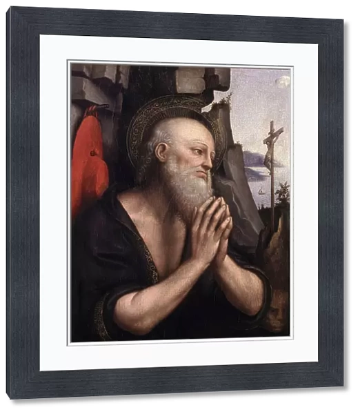 The Penitent St. Jerome (oil on panel)