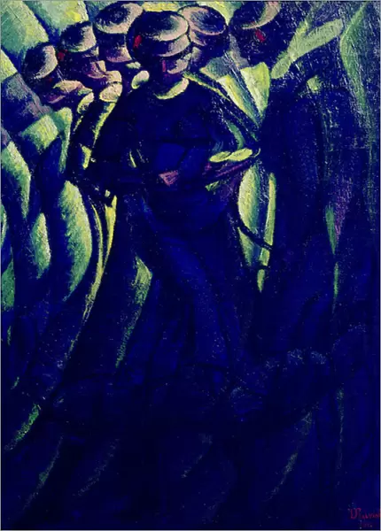Synopsis of a Womans Movements, 1912 (oil on canvas)