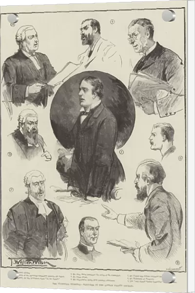 The Licensing Question, Sketches at the London County Council (engraving)