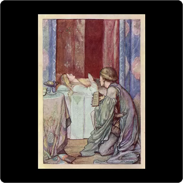 John Keats: The Eve Of St Agnes (colour litho)