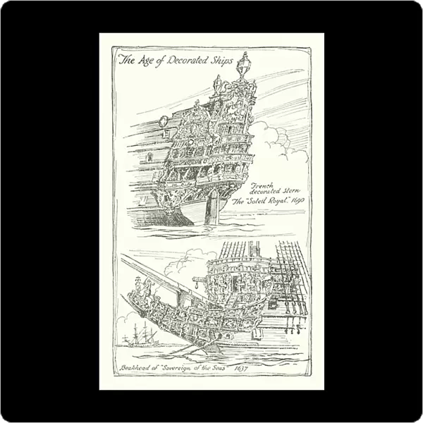 The Age of Decorated Ships (litho)