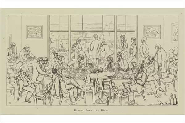 Dinner down the River (engraving)