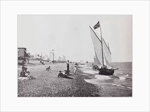 Aldeburgh, Suffolk, England, seen here in the 19th century