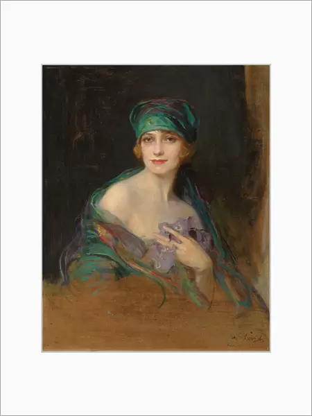 Portrait of Princess Ruspoli, Duchess de Gramont (1888-1976), 1922 (oil on board)