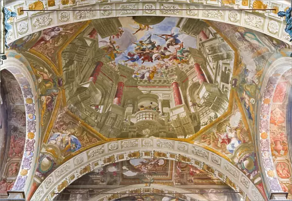 Ceiling with apotheosis of St. Francesco Saverio, 1679 (fresco)