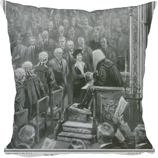 Lady Nancy Astor: The Speakers welcome to the Member for Plymouth (litho)