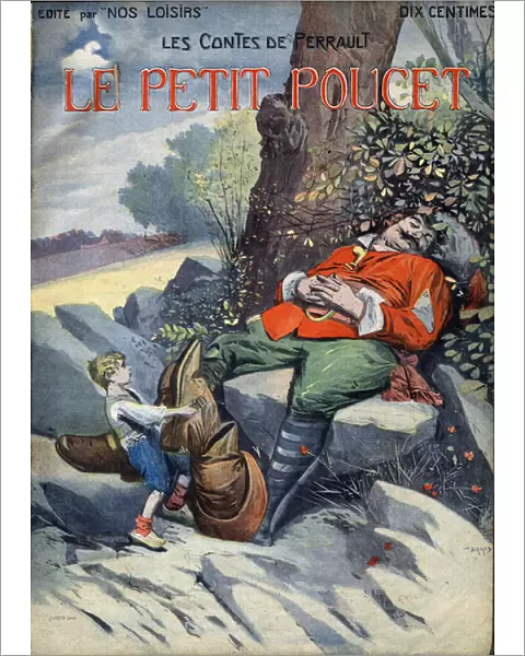 Le Peucet: Tale by Charles Perrault (1628-1703). Illustration of Vaccari and Carrey in 'Les beaux tales'collection 'Nos loisirs'around 1910. Private collection
