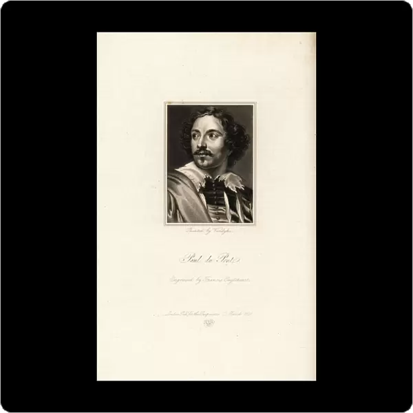 Portrait of Paulus Pontius, Flemish engraver and painter, 1603-1658