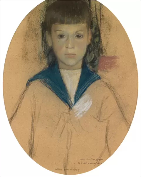 Albert Rothenstein, 1889 (Black chalk and pastel on buff paper)