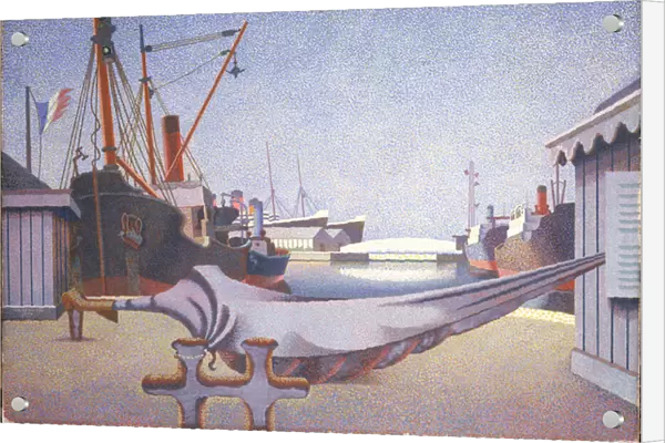 Le Havre, 1939 (tempera on panel)
