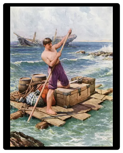 Illustration for Robinson Crusoe