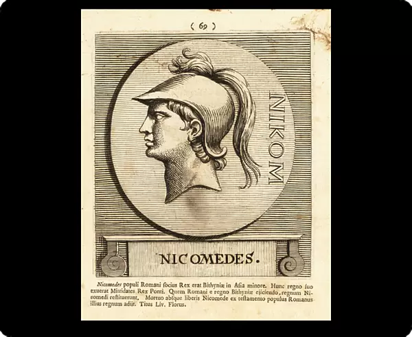 Nicomedes IV Philopator, King of Bithynia, 1799 (engraving)