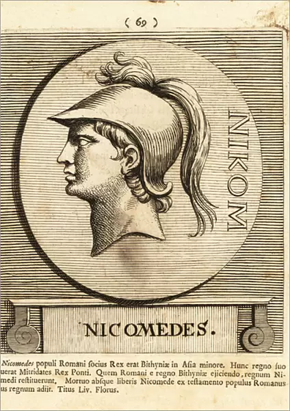 Nicomedes IV Philopator, King of Bithynia, 1799 (engraving)