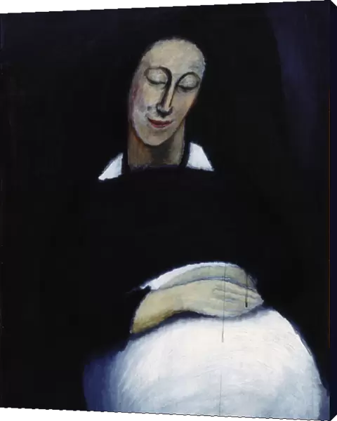 Sleeping Woman (oil on canvas)
