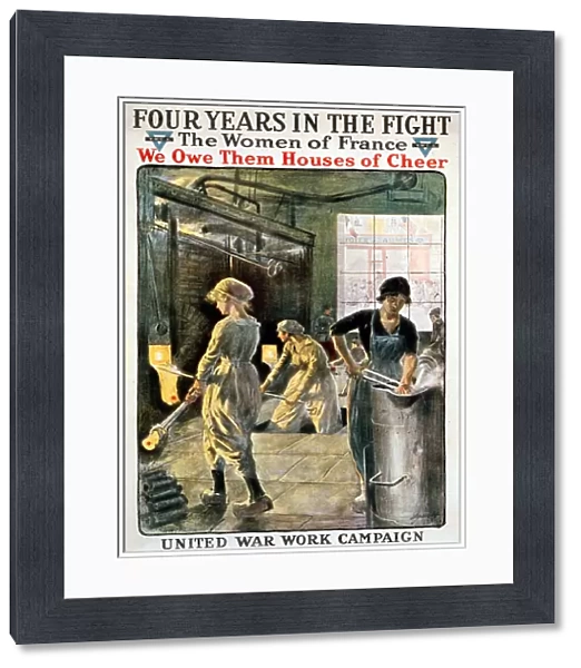 'Four years in the fight', 1918 (colour litho)